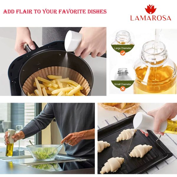 Oil Sprayer For Cooking, Used for BBQ, Salad, Baking, Roasting And Grilling, - Image 5