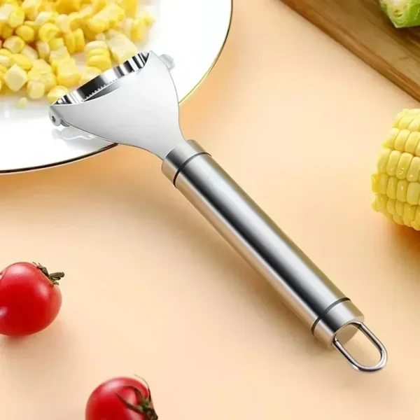 Stainless Steel Corn Planer with Ergonomic Handle Corn Peeler Peel Separate Enjoy Fresh Corn with Minimal Effort Fruit Vegetable - Image 6