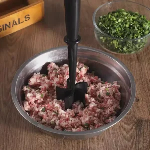 Kitchen Meat Masher Manual Meat Chopper Long Handle Meat Grinder Potato Salad Tomato Smasher Mashed Meat Making Tools