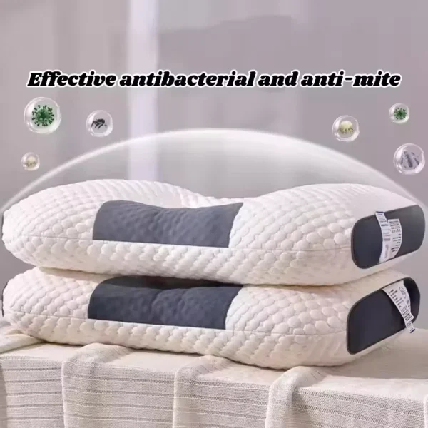 New Neck Pillow Help Sleep And Protect The Neck Cervical Orthopedic Soybean Fiber Massage Household SPA Pillow For Sleeping - Image 3