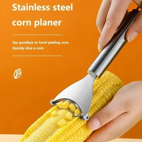 Stainless Steel Corn Planer with Ergonomic Handle Corn Peeler Peel Separate Enjoy Fresh Corn with Minimal Effort Fruit Vegetable - Image 5